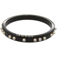 thumbnail image 4 of Pre-Owned Chanel logo faux pearl plastic black bangle 1736CHANEL, 4 of 6