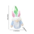 thumbnail image 4 of Xihbxyly Gnomo Iluminado, Encantador Muñeco de Pascua, Adorno Led con Luz Cálida, Un Toque Original para El Hogar, Ideal para Regalar, Ideal para Decorar Interiores., 4 of 7
