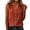 Orange1, variant on HAiming Sleeveless Button down Shirts for Women V Neck Casual Solid Color Business Solid Color Tops