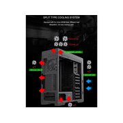 GAMEMAX MASTER 2 Black / Mesh / Tempered Glass / Metal ATX Full Tower Computer Case
