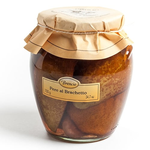 Pears in Brachetto Wine Syrup by Brencio by