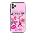 thumbnail image 1 of 20 Model Barbie Cartoon Phone Case iPhone 15 Pink Dropproof Phone Protective Soft Case, 1 of 1