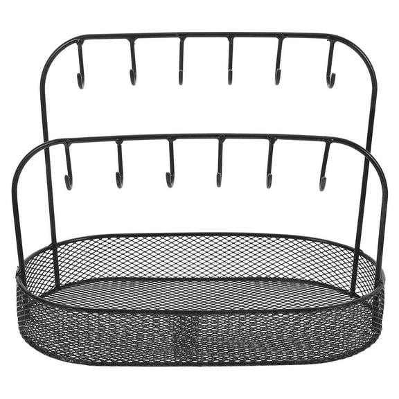 MLINS Multi-Functional Entryway Storage Organizer Desktop Jewelry Organizer Key Holder Key Tray for Entryway Table for Home Decor