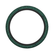 XMXY Car Steering Wheel Cover, Green Vintage Leaves Non-Slip Jeep Truck Universal Elastic Steering Wheel Protector 15 inch