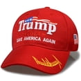 thumbnail image 1 of Trump 2024 Sombrero Donald Trump Sombrero 2024 Keep America Great Hat MAGA Camo Gorra de béisbol ajustable bordada, 1 of 1