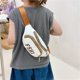 thumbnail image 5 of Bolso de pecho para niños, bolso cruzado con letras de gran capacidad, monedero sencillo, bolso de almacenamiento de aspecto atractivo, bolso de cintura para niños y niñas, 5 of 5