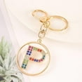 thumbnail image 2 of Zhangyh Letter Keychain,26 Letters Big Decorative Letter Keychain,Initial Name Keychain for Women Men Gift, 2 of 3