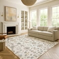 thumbnail image 6 of Addison Rugs Chantille Indoor/Outdoor Traditional Ivory Machine Washable Rectangle Rug, 3' x 5', 6 of 8