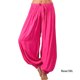thumbnail image 4 of Qarigey Pantalones deportivos de pierna ancha para mujer, pantalones de chándal de baile para gimnasio, ropa de playa, pantalones de Prendas para la parte inferior del cuerpo Rosa roja 3XL, 4 of 5