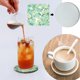 thumbnail image 4 of Posavasos de cerámica redondos para bebidas a granel, taza de café, mesa de bebidas, juego de posavasos absorbente, posavasos de transferencia, 4 of 7