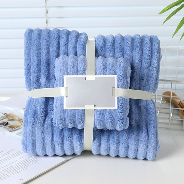 Velvet Candy Striped Velvet Towel Household Thickened Absorbent Adult Face Wash Towel Manufacturer Wholesale Set Gift Package