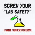 thumbnail image 2 of CafePress - Lab Safety Superpowers Body Suit - Long Sleeve Cotton Baby Bodysuit, 2 of 4