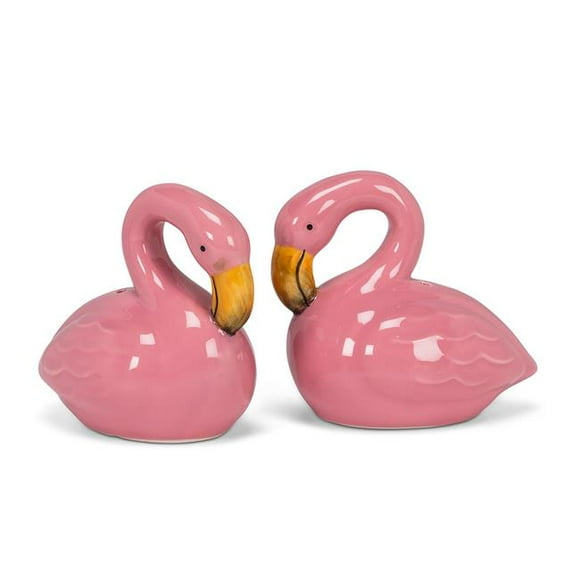 3 in. Sitting Flamingo Salt & Pepper, Pink