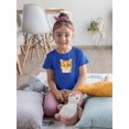 thumbnail image 2 of Mildly Happy Kitten T-Shirt Toddler -Kayomi Harai Designs,  5 Toddler, 2 of 4