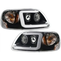 Headlight Set 2 Piece - Compatible with 1997 - 2003 Ford F-150 1998 1999 2000 2001 2002