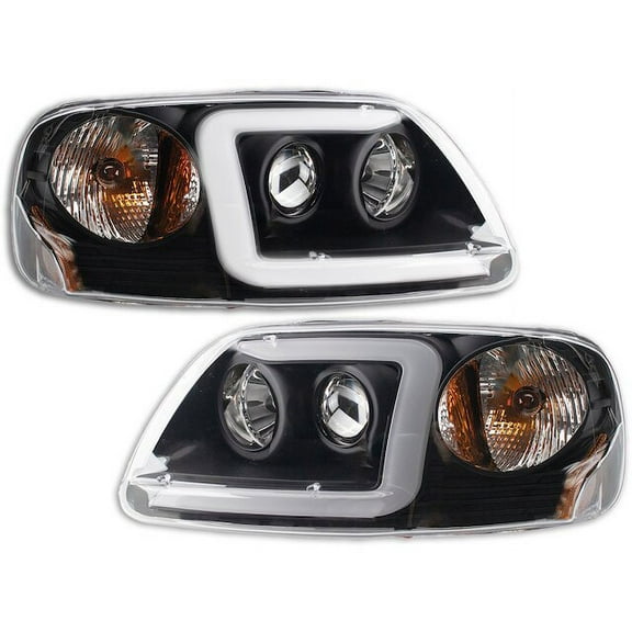 Headlight Set 2 Piece - Compatible with 1997 - 2003 Ford F-150 1998 1999 2000 2001 2002