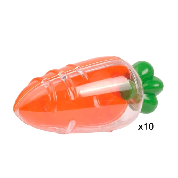 Sktrjpolfis 10pcs Easter Carrot-Shaped Candy Box Plastic Storage Box for Party Decoration Holiday Gift