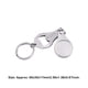 thumbnail image 2 of Qarigey Nail Clippers Multifunctional Replacement Reusable Washable Toenail Tool Round Bottle Opener Keyring Foldable with Manicure Type3 NO3, 2 of 6
