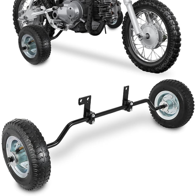 Ensemble de Roues Stabilisatrices Réglables pour Motocyclette Jeunesse, Roues Stabilisatrices pour Petites Motos hors Route 50cc-110cc