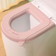 thumbnail image 2 of Bathroom Toilet Seat Pads, EVA Non Slip Toilet Seat Cover with Handle, Comfortable Washable Easy Installation Toilet Seat Cover for All Seasons, 2 of 7