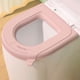 thumbnail image 1 of Cojín Para Asiento De Inodoro De EVA, Funda Impermeable Multiusos Para El Hogar Con Asa Para Mayor Comodidad En Todas Las Estaciones, Color Rosa, 1 of 9