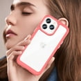thumbnail image 6 of Dteck For iPhone 14 Pro Max,Slim Shockproof Heavy Duty Soft TPU Bumper Acrylic Clear Hard Back Case Cover,Red, 6 of 8