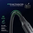 thumbnail image 5 of Esoulk 48W PPS Dual USB Ports (USB-C & USB-A), Fast Charging Car Charger with USB Cable with Glass Screen Protector for Motorola Moto G 5G 2024 - Black, 5 of 9
