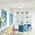 thumbnail image 3 of Design House Cline 1 Light White Traditional Dimmable Wall Sconce with Frosted Glass, 3 of 13