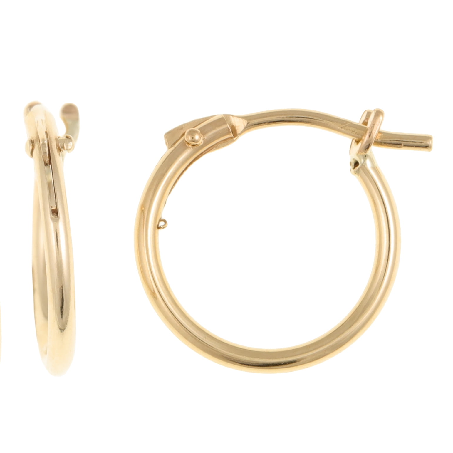 clasp hoop earrings