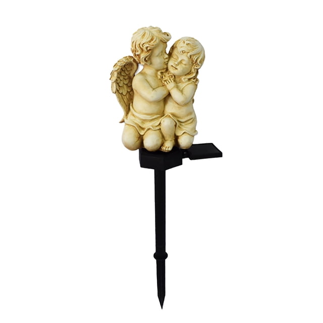 Solar Light Outdoor Couple Angel Garden Decorative Light Courtyard Decorative Light
