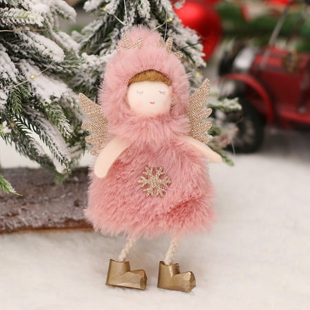 

Dreamhall Christmas Ornaments Angel Plush Doll Pendant Xmas Tree Hanging Decoration Party