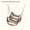 Khaki, variant on 1pc Handwoven Hammock Chair Swing, Fabric Hanging Chair for Indoor and Outdoor Use Sturdy and Comfortable