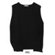 thumbnail image 4 of Qarigey Primavera otoño mujer chaleco portátil lavable Color sólido elegante térmico transpirable suelto señoras sin mangas suéter ropa Prendas para la parte del cuerpo Negro XXL, 4 of 6