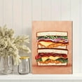 thumbnail image 2 of Delicious Sandwich Canvas Print/Wall Art，Perfect for Kitchen Decor，Dining Room Decor，Restaurant Decor，Cafe Decor，Home Decor., 2 of 8