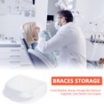 thumbnail image 1 of Caja de almacenamiento de aparatos dentales Estuche organizador de dentaduras Suministro de cuidado dental (Blanco) Ndcxsfigh  Cuidado Belleza, 1 of 9