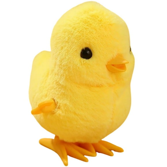 CHOK Plush Chicken Clockwork Jumping Toy Wind Up Jumping Toy Simulation Chicken Toy