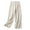 Beige, variant on Homenesgenics Women Pants Plus Size Women's Loose Wide Leg Pants High Waist Straight Pants Casual Pants
