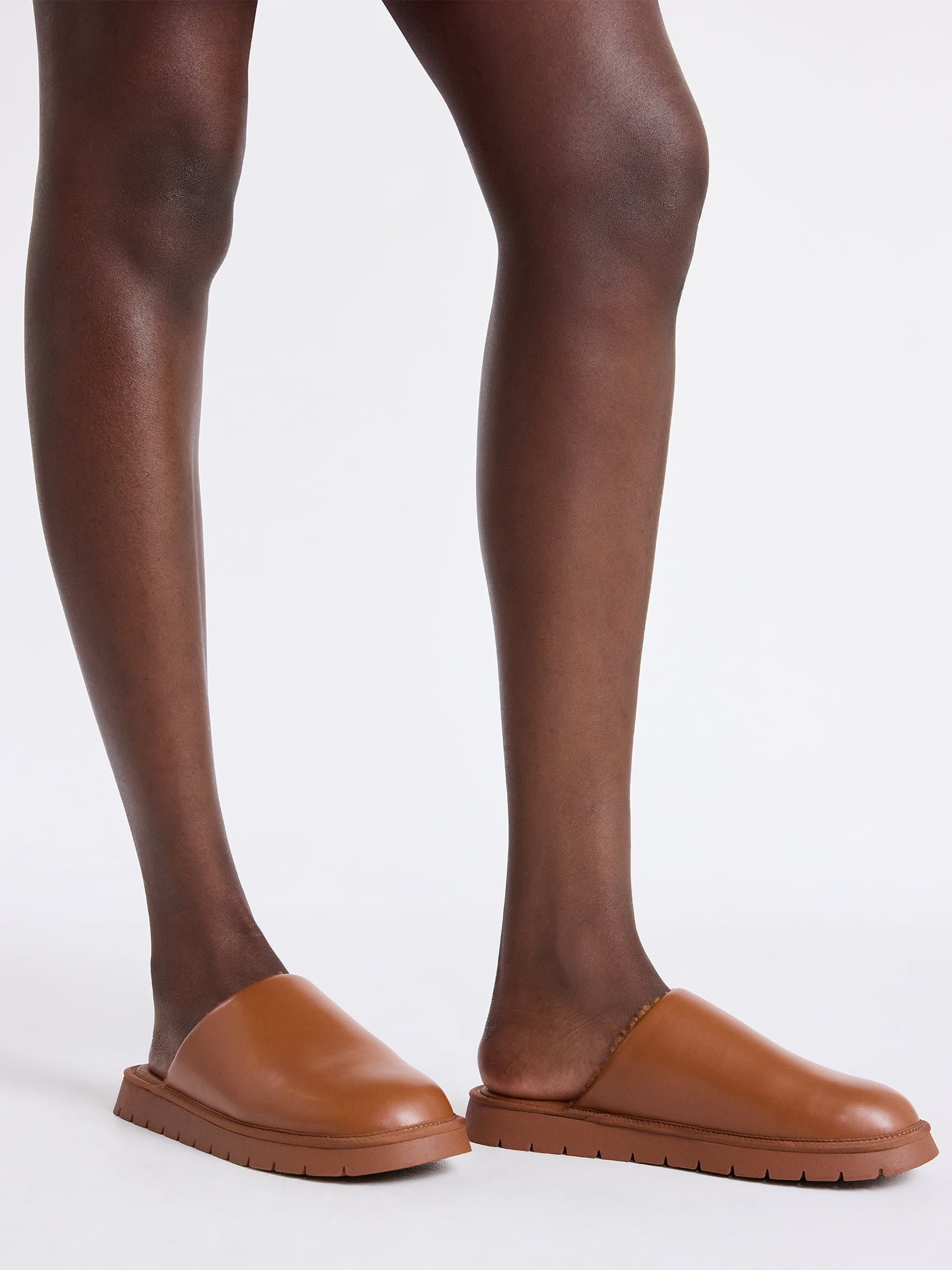 Free Assembly Women's Faux Leather Mules