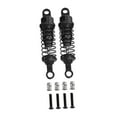 thumbnail image 3 of MERIGLARE 4x Shock Absorbers 1/12 1/16 Scale Metal Replacement Sturdy Upgrade Parts 55mm Dampers RC Shocks for D90 MN82 MN98 MN99S C24 , Black, 3 of 8