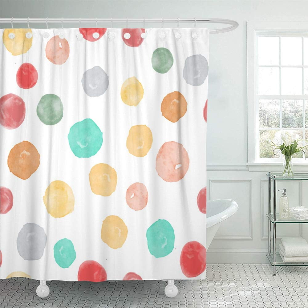 KSADK Colorful Watercolor for Fills in Red Yellow Gray Green Blue Mint Pink Gold and White