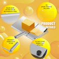 thumbnail image 3 of Cortador de queso XCF acero inoxidable con escala precisa, 3 of 4