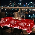 thumbnail image 6 of Tumao Valentine's Day Tablecloth 2 Pack Heart Red Plastic Party Decorations 54"x108" Table Cover Anniversary Valentines Wedding Birthday, 6 of 7