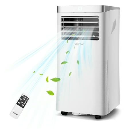 Costway 10000BTU Portable Air Conditioner 3-in-1 Air Cooler with Remote Control