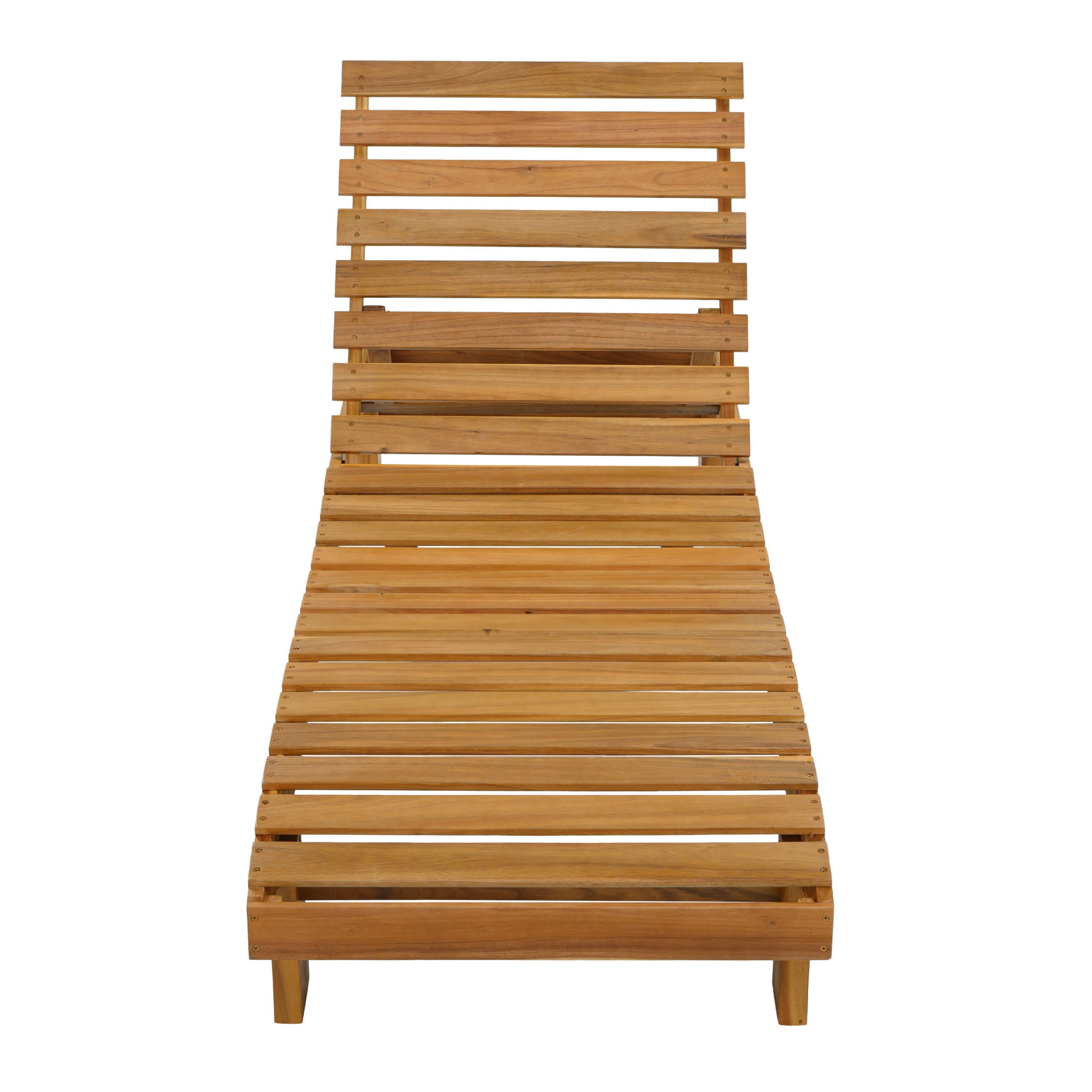 Christopher Knight Home Outdoor Chaise Lounge with Multi-Fold Cushion, Adjustable Backrest, Teak + Beige