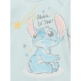 thumbnail image 2 of Disney Baby Wishes + Dreams Lilo & Stitch Baby Boys or Girls Bodysuit, 3-Pack, Sizes Newborn-18 Months, 2 of 17