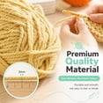 thumbnail image 3 of NOGIS 5 Pcs Glow in The Dark Yarn(Each 50yd),DIY Glow Yarn for Knitting Luminous Yarn for Crocheting Sewing Supplies for Crocheting for DIY Arts, Crafts & Sewing Beginners (Colors B), 3 of 7