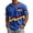 Blue, variant on Soccer Cup 2026 Jersey for Men, Crew Neck Short Sleeve Deutschland Lightning Bolt Graphic Tee with Waffle Knit Texture - Breathable Performance Top for Match Day & Gym Purple XXXL
