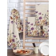 thumbnail image 2 of Purple Red Spring Floral Kitchen Dish Towels for Drying Dishes Set of 2, Watercolor Botanical Summer Flowers Waffle Weave Microfiber Hand Tea Bathroom Towels Quick Dry & Absorbent Towel 15.7x23.6, 2 of 7
