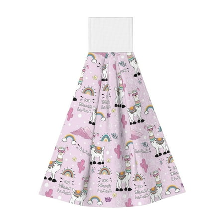 

Coaee No Drama Llama for Fast Absorbent Hanging Towels with Velcro for Kitchen Bathroom Laundryroom