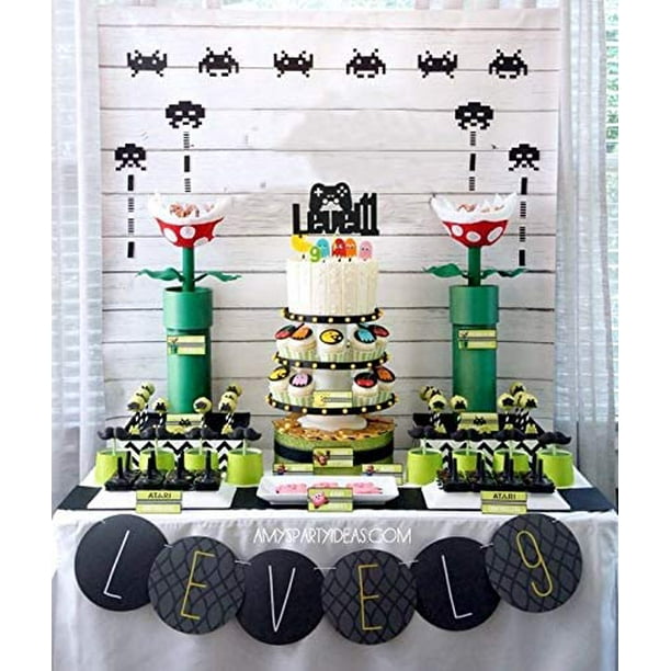  Happy 10th Birthday Video Game Cake Topper for Kids Boys Girls  10-Years-Old Birthday Party Decoration - Level 10th Birthday Cake Topper  (happy 10th birthday) : Grocery & Gourmet Food